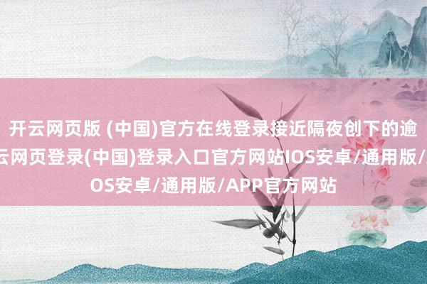 开云网页版 (中国)官方在线登录接近隔夜创下的逾两周新低-开云网页登录(中国)登录入口官方网站IOS安卓/通用版/APP官方网站